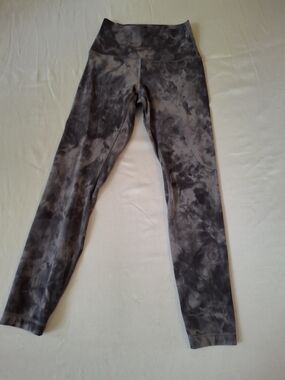 Lululemon Align High-Rise Pant 25" *Diamond Dye Pitch Grey Graphite Grey -Size 4